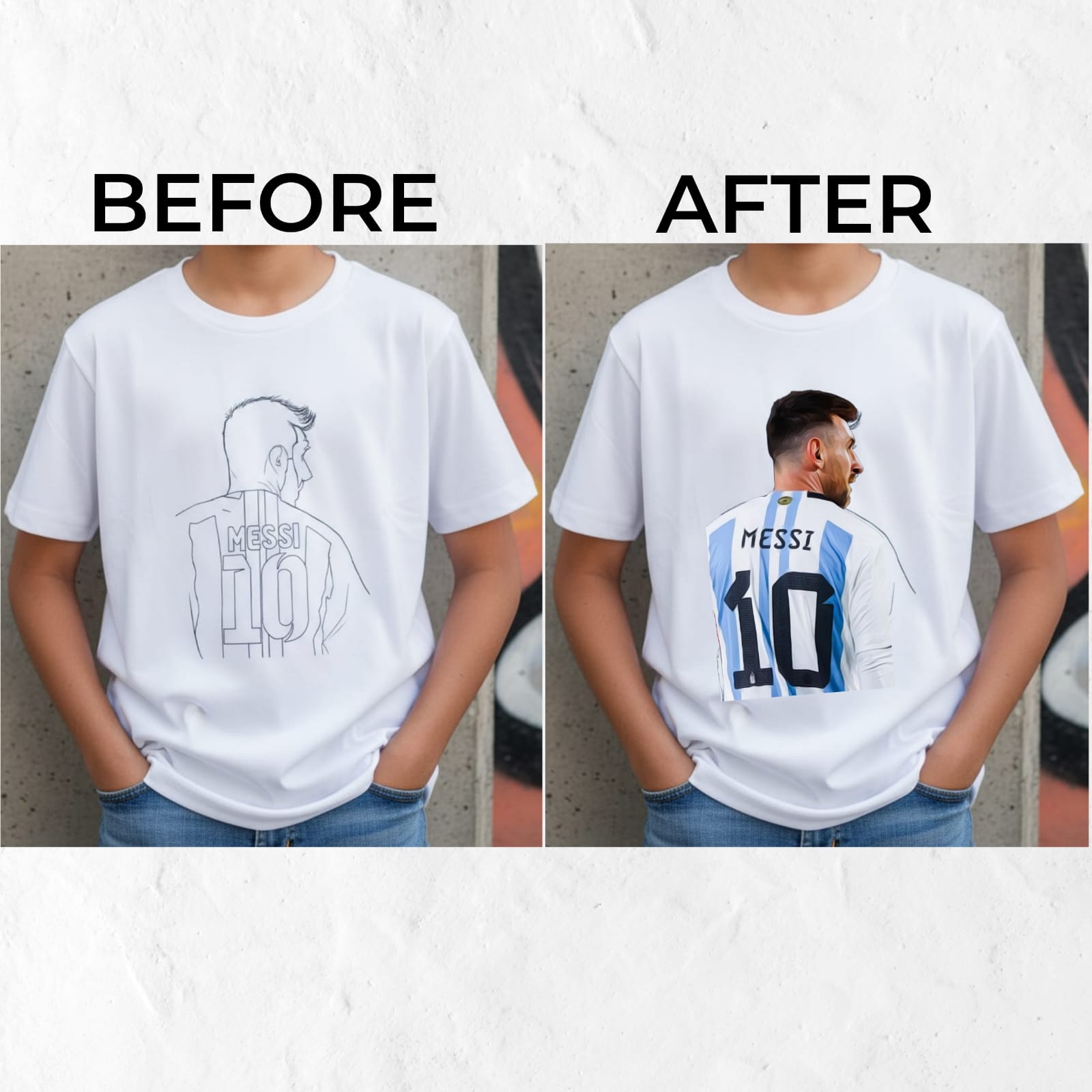 PAINT  Sketched Tshirt